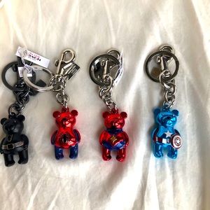Coach Marvel keychains